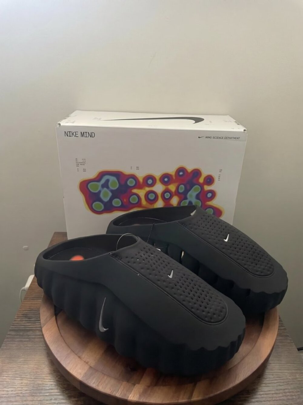 New - Nike Mind 001 Slide “Black Chrome” - Picture 3 of 7